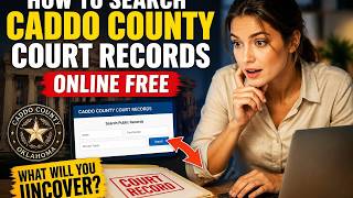 How to search Caddo County court records online free