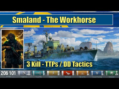 Smaland is the work horse of WoWs | World of Warships