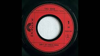 The Who - Won't Get Fooled Again (single mix) (1971)