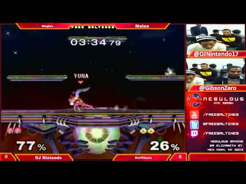 Super Nebulous Melee Singles - Loser Bracket - Swiftbass vs DJ Nintendo