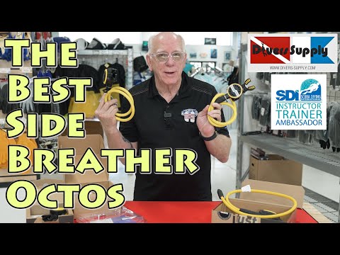2023 Side Breather Octos; Mares SXS, AquaLung ABS, Apeks Egress and Sherwood Remora.