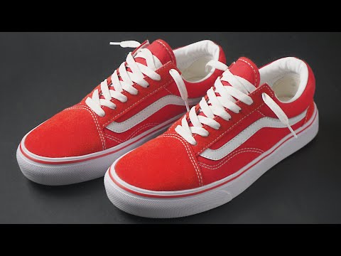 how to put on laces on vans