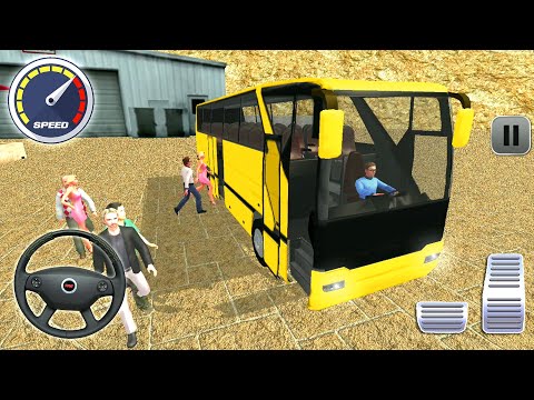 Real Uphill Offroad Bus Driving Simulation 2021 |Bus Games Android Gameplay Fhd