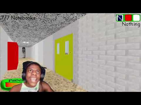 [Parody] IShowSpeed playing NULL Style (Baldi's Basics Classic Remastered)