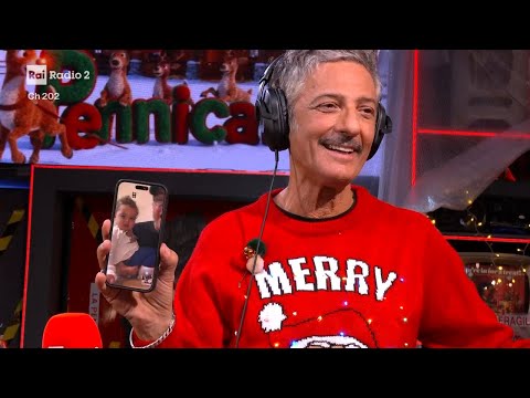 Fabrizio Corona e Fiorello, la videochiamata in diretta - La Pennicanza 17/12/2025
