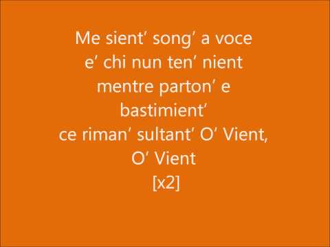 Clementino O' vient testo