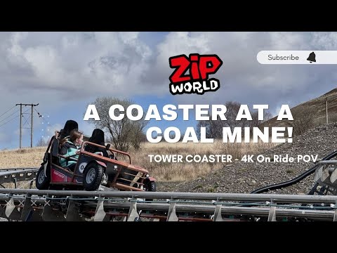 Zip World Tower Coaster South Wales 4K On Ride POV