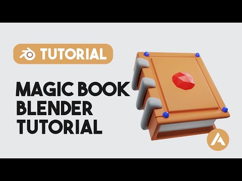 Blender Tutorial - Create a Magic Book in Blender