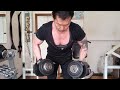 【背中の筋トレ】ホームトレーニーでもできる背中のエクササイズ!!ダンベルベントロー。背中の筋トレのポイントを解説。