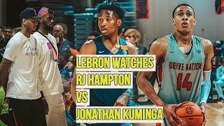 RJ Hampton And Jonathan Kuminga BATTLE In Front Of LeBron And Melo! ELITES Go Head To Head In ATL