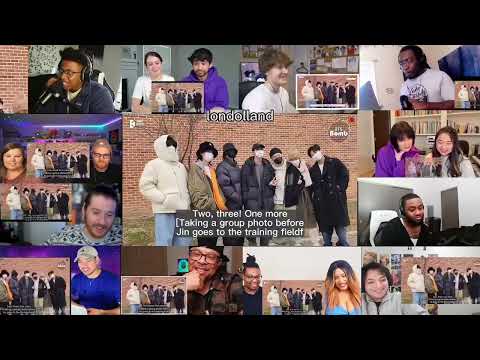 '[BANGTAN BOMB] Jin's Entrance Ceremony with BTS - BTS (방탄소년단)' REACTION MASHUP