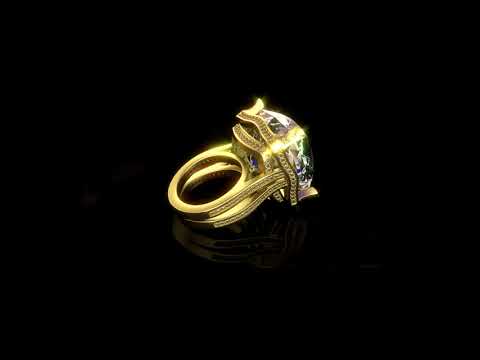 Gold ring CGI
