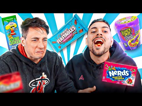 PROBANDO GOLOSINAS DE ESTADOS UNIDOS CON COSCU