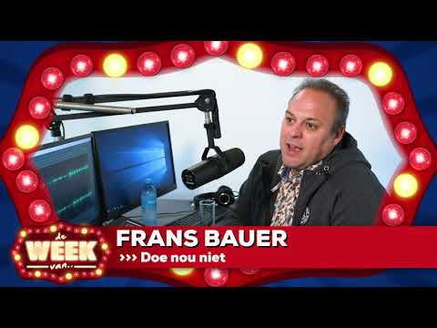 De week van Frans Bauer: "doe nou niet"