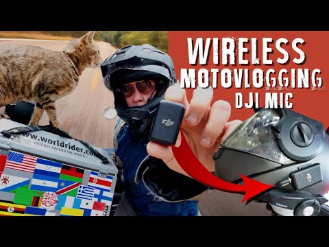 My Wireless Motovlog Setup & Test Ride w/DJI Mic + RØDE Lavalier Microphone—Riding The World Ep 128