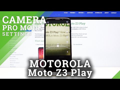 How to Enable Camera Pro Mode in Motorola Moto Z3 Play