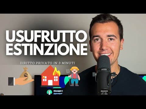 Extinction of USUFRUCT - Private Law in 3 Minutes