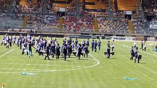 introducing the Blue Devils at the WMC Kerkrade
