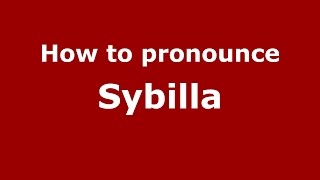 How to pronounce Sybilla