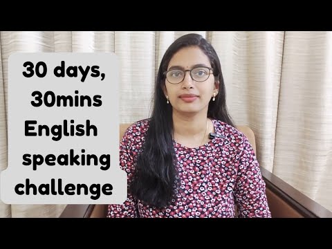30 days,  30mins, progressive speaking challenge. 