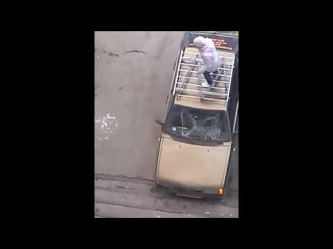 Dance on car smashing KKK