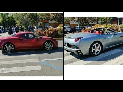Alfa Romeo 4C e Ferrari California