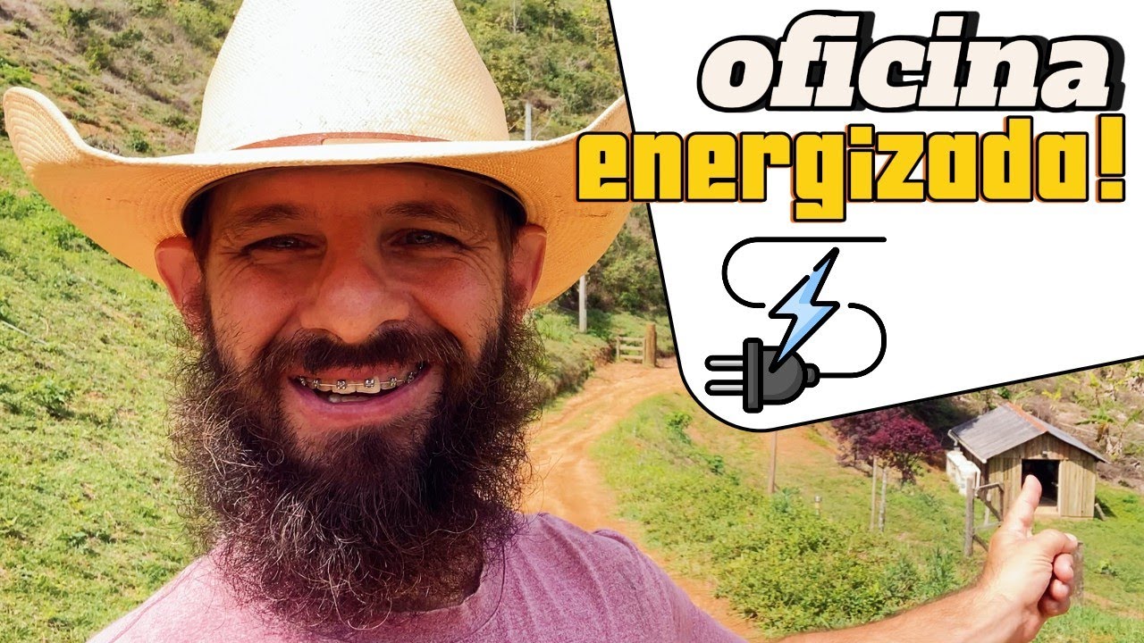 Energia elétrica no galpão instalada!