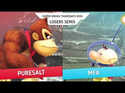 Puresalt (Donkey Kong) vs MFA (Olimar) - SST #100 Losers Semi Finals