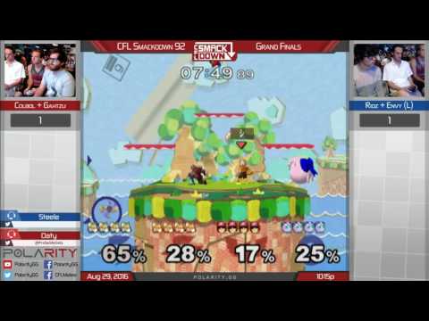 CFL Smackdown 92 Melee - Colbol + Gahtzu vs Ridz + Envy - Doubles Grand Finals