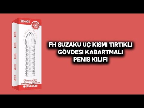 FH Suzaku Uç Kısmı Tırtıklı Gövdesi Kabartmalı Penis Kılıfı