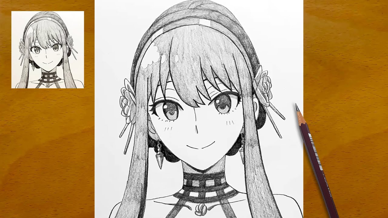 How to Draw Yor Forger Step by Step || Spy x Family Drawing || Easy Anime Sketch