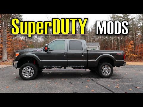 BEST 3 MODS for 2011-2016 FORD F-250 F-350 Lariat FX4 SUPERDUTY