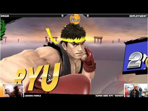 WBB #74  Deployment Ryu vs Raiga Dark Pit   Losers Finals   Smash 4 Singles