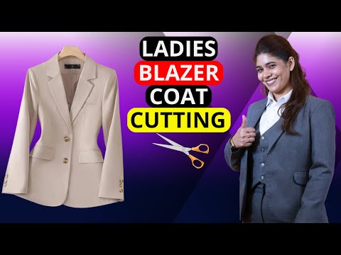 Ladies Blazer Coat Cutting Easy | Nisha rajput coaching