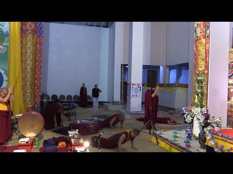 20180405 0600 LZR GSUC Bendigo - Morning prayers, prostrations and beginning Lama Chopa Jorcho