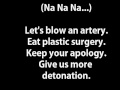 My Chemical Romance- Na Na Na lyrics 