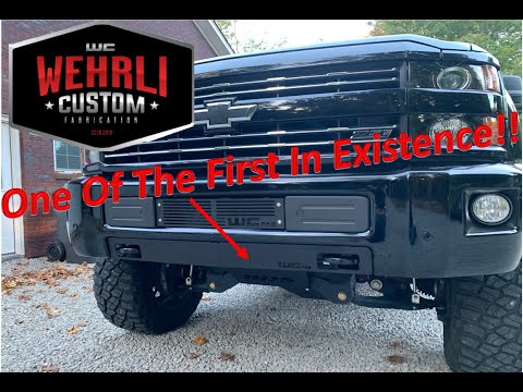 Wehrli Fab Valance Panel Kit For 15-19 Chevrolet 2500/3500 Trucks!! One Of The First!! LML and L5P!