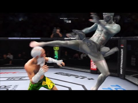 Old Bruce Lee vs. Fangoman - EA Sports UFC 4 - Crazy UFC 👊🤪