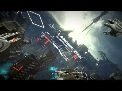 Killzone: Shadow Fall - Chap 8 The Dead: Freefall Around Crumbling Buildings & Land on Roof Sequence