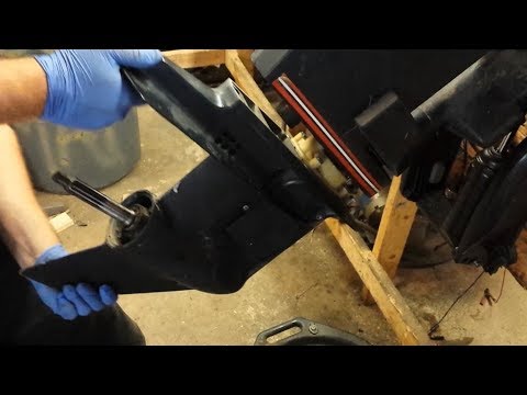 Evinrude 40 HP Part 1: Lower Unit Remove and Reseal