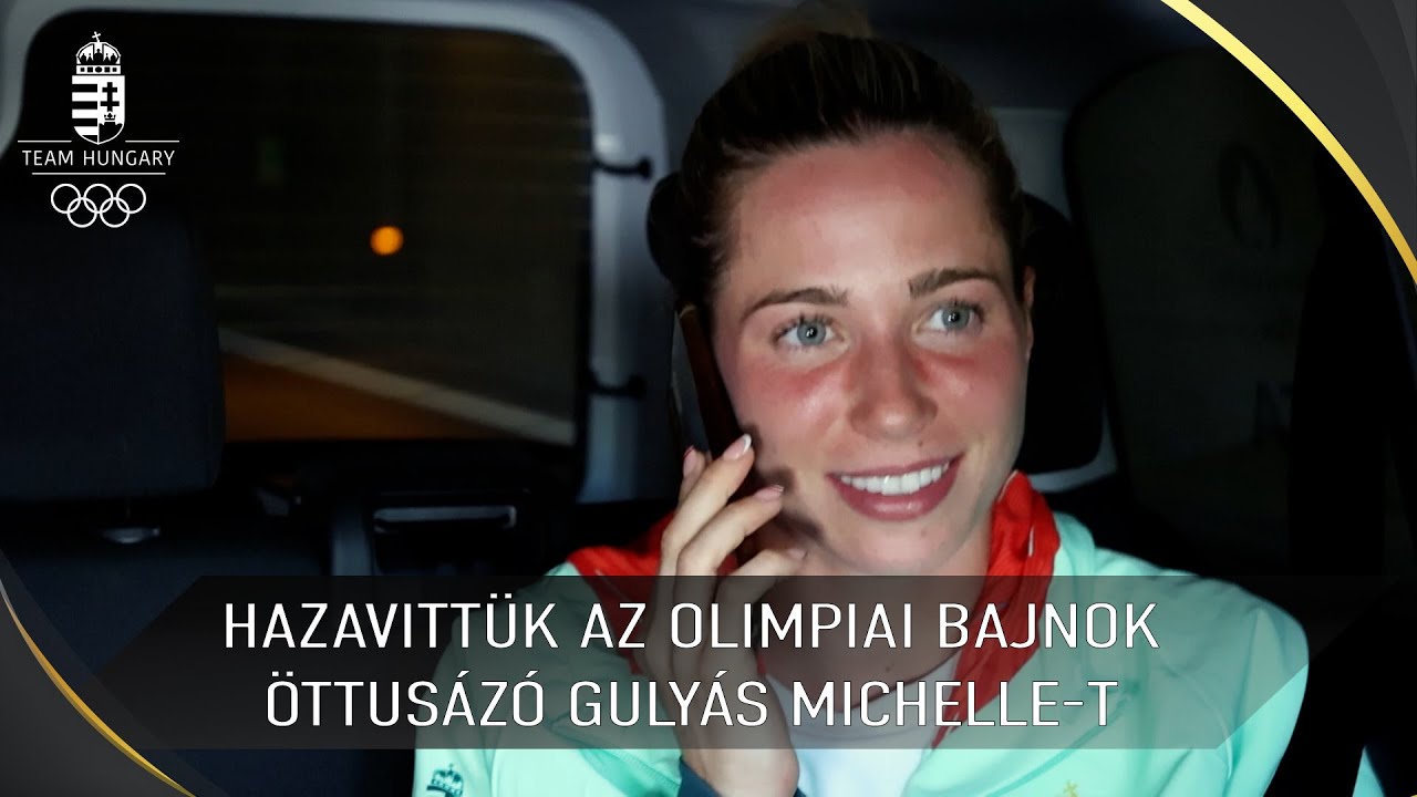 „Ne sírj, anya!" – Hazavittük a faluba az olimpiai bajnok Gulyás Michelle-t