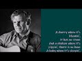 The Riddle Song    Doc Watson   And when I say I love you, it has no end   +  lyrics