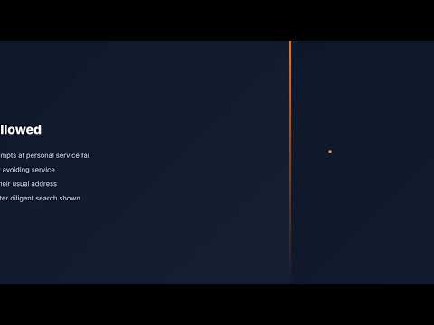 Substitute Service in Oklahoma | When Personal Service Fails — Your Legal Options