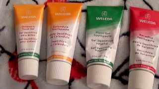 Weleda Childrens, Calendula, Plant gel, & Ratanhia toothpaste haul