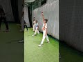 Under 12 Boys Doing Bowling Hand Speed Drills Cricket Academy Bowling Practice Shorts Cricket