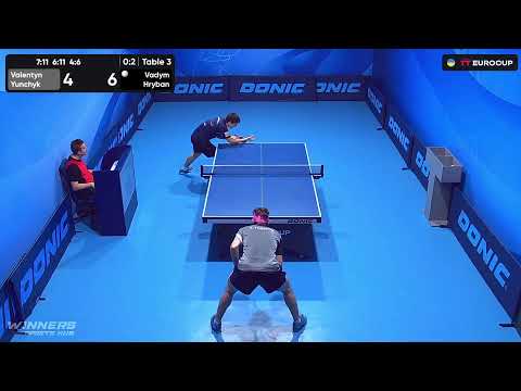 12:00 Valentyn Yunchyk - Vadym Hryban 17.07.2023 TT Euro.Cup Ukraine  Star. Table 3