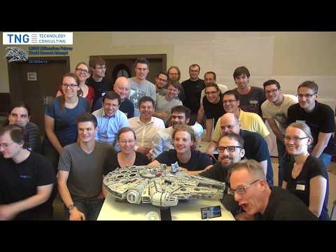 Schnellbauweltrekord von 2:09h für den Millennium Falcon durch TNG