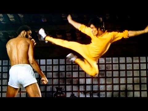 Bruce Lee Flying Side Kick.