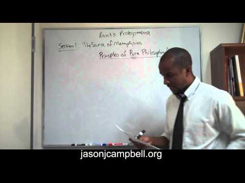 1.  Immanuel Kant Prolegomena to any Future Metaphysics