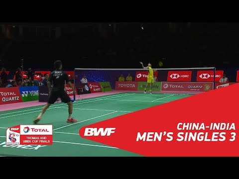 Thomas Cup | MS3 | LIN Dan (CHN) vs Lakshya SEN (IND) | BWF 2018